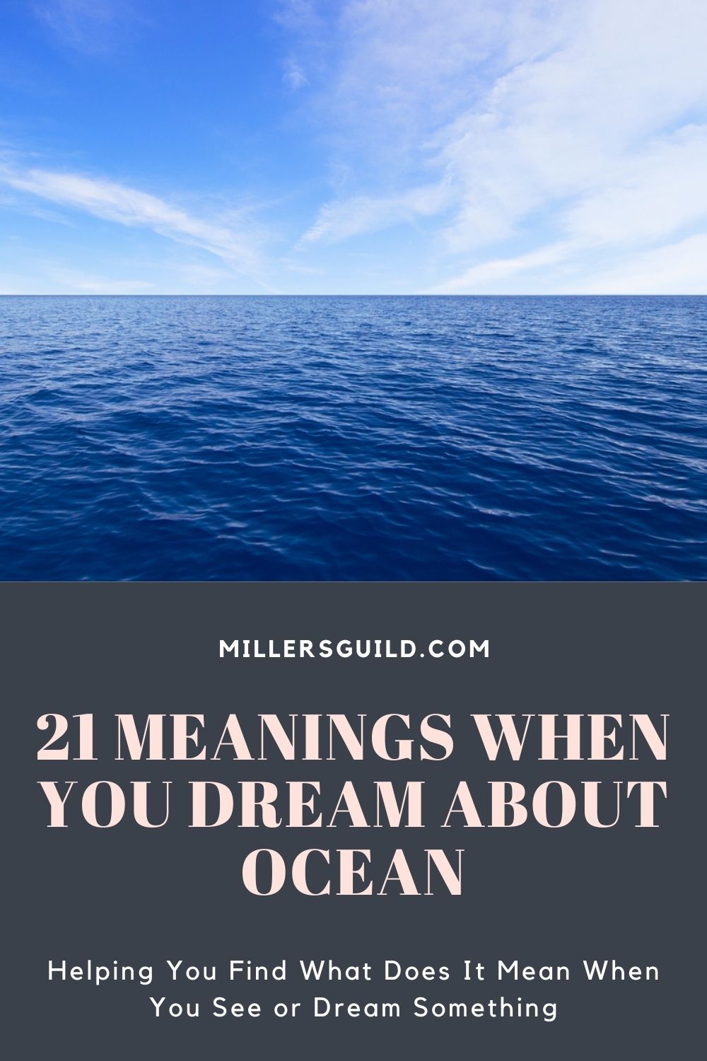 4. Dreaming Of An Ocean